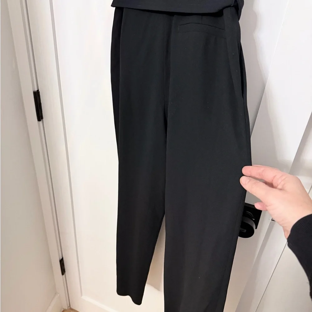 Aritzia Little Moon Petunia Jumpsuit Women's Black Size 4 Classic open back - Picture 6 of 13